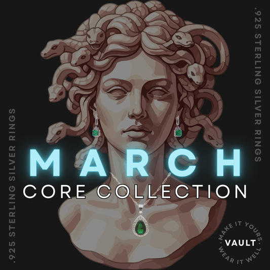 MARCH Core Collection - 925 Sterling Silver Rings | Sizes 6-10