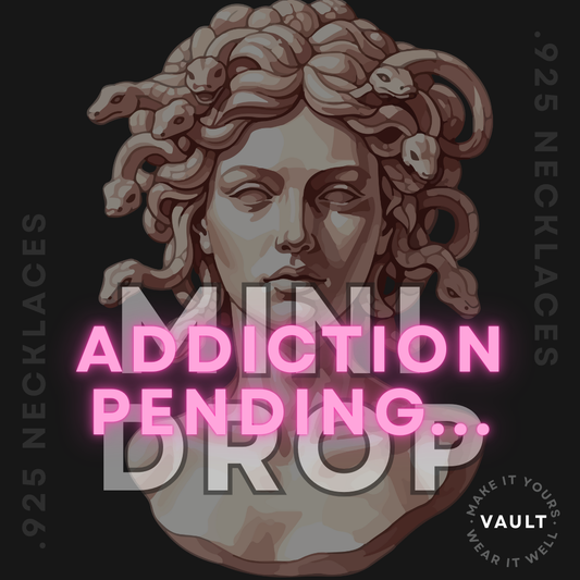 VAULT February Mini Drop - .925 Sterling Silver Necklaces